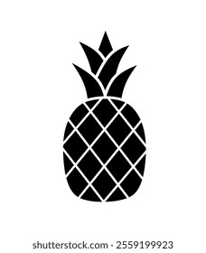 vector illustration of pineapple with trendy design. pineapple icon