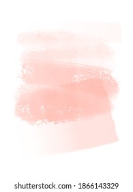 Vector illustration pink color. Creative abstract art background with watercolor stain.  Minimalist hand painted illustration for wall interior decoration, postcard or brochure design.