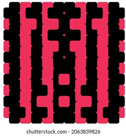 Vector illustration of pink color, for design background.
