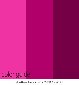 Ilustración de vectores Guía de color rosa adecuada para su diseño