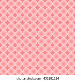 vector illustration of pink geometric background with circles