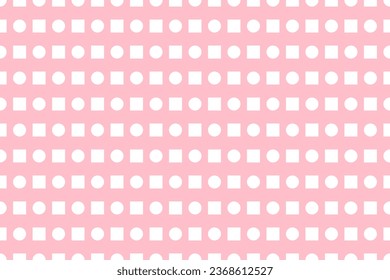 Vector illustration pink geometric wave seamless pattern