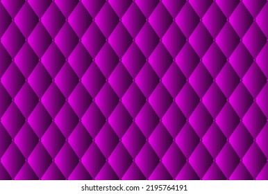 Vector illustration of pink leather upholstery background. 