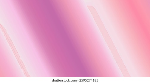 Vector illustration of pink metallic textured gradient for banner background. 3d realistic style design of rose gold shiny gradient with diagonal stripe background