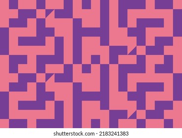 
vector illustration of pink and purple color geometric background