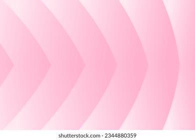 Vector illustration pink wave seamless pattern,Soft gradient pastel waves,Abtract pink shell style