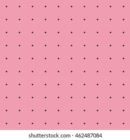 Vector Illustration Of A Pink Workshop Peg Board. Seamless Pattern.