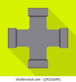 Vector illustration of pipe and tube icon. Set of pipe and pipeline stock vector illustration.