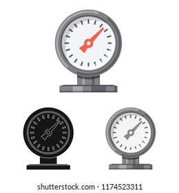Vector illustration of pipe and tube logo. Collection of pipe and pipeline stock vector illustration.