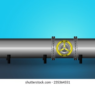 Vector illustration - pipeline. EPS10.