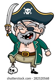 Vector illustration of Pirate