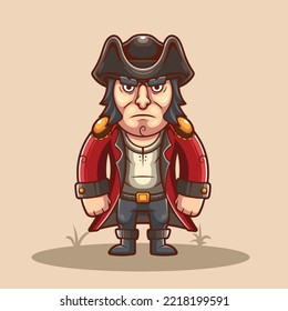 Vector illustration of pirates mascot