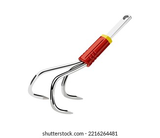 Vector Illustration Pitchfork isolated on white background.
Carpentry hand tools.