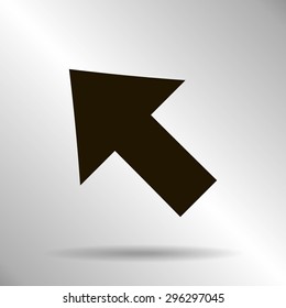 Vector Illustration. Pixel cursor icon: mouse