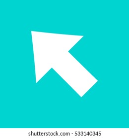 Vector Illustration. Pixel cursor icon: mouse