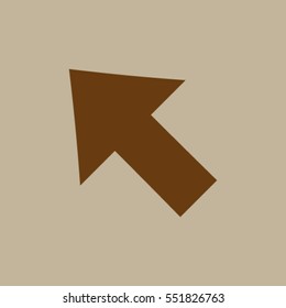 Vector Illustration. Pixel cursor icon: mouse