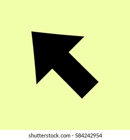 Vector Illustration. Pixel cursor icon: mouse