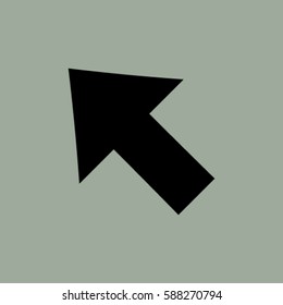 Vector Illustration. Pixel cursor icon: mouse