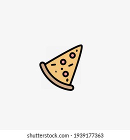 Vector illustration of pizza icon