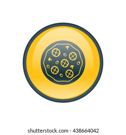 Vector illustration of pizza icon
