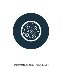 Vector illustration of pizza icon