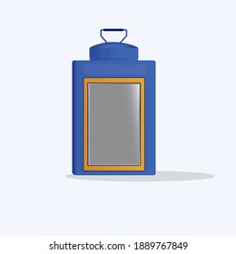 vector illustration of a place to store crackers, very typical in Indonesian use.