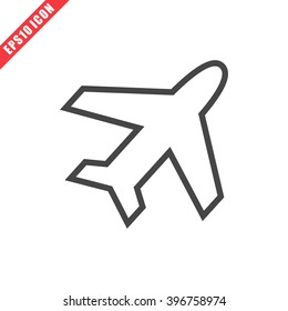 Vector illustration of plane icon