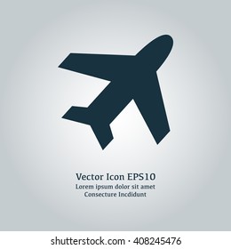 Vector illustration of plane icon
