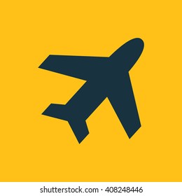 Vector illustration of plane icon