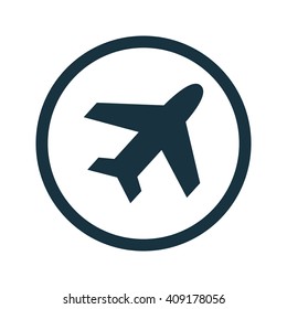 Vector illustration of plane icon