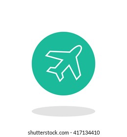 Vector illustration of plane icon