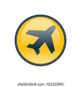 Vector illustration of plane icon