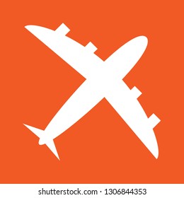 Vector illustration of plane icon, EPS10.