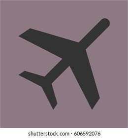 vector illustration of Plane vector icon or symbol
