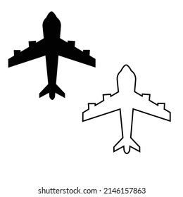 vector illustration plane icons design template