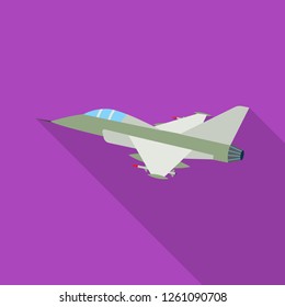Vector illustration of plane and transport icon. Set of plane and sky vector icon for stock.