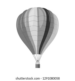 Vector illustration of plane and transport logo. Set of plane and sky stock vector illustration.