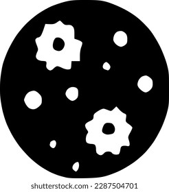 ilustración vectorial del icono del planeta