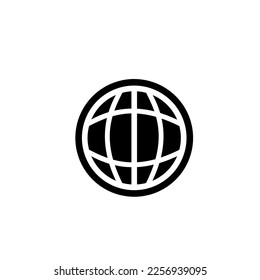 Vector illustration, planet icon. Flat design.