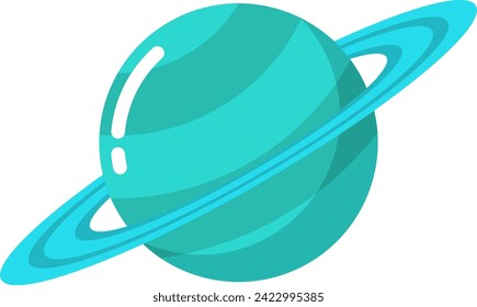 ilustración vectorial del planeta Saturno