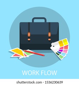 Vector Illustration Of Planning & Creative Concept With 