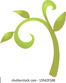 Vector illustration of a plant