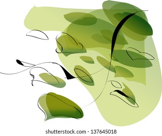 Ilustración vectorial de una planta