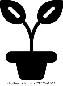 ilustración vectorial del icono de planta