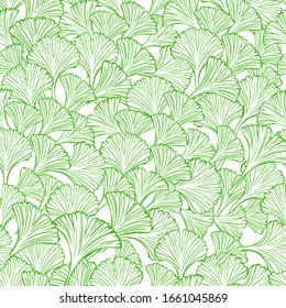 Vector illustration of a plant pattern, foliage