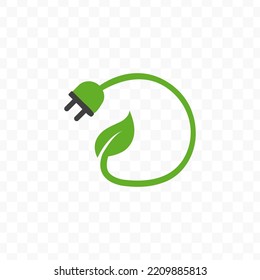 Vector illustration of plant plug  icon sign and symbol. colored icons for website design .Simple design on transparent background (PNG).