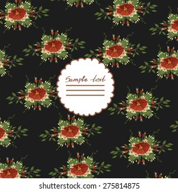 vector illustration of plants and flowers