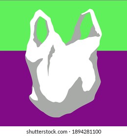 
Vector illustration of a plastic bag