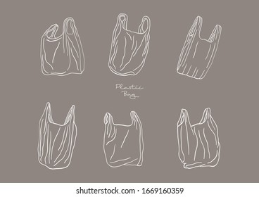 Vector Illustration of Plastic Bags