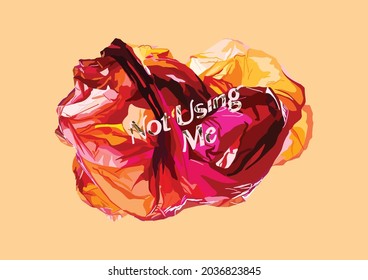 Vector Illustration of Plastic Bags	